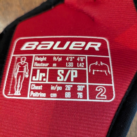Bauer Vapor X2.0 Hockey Shoulder Pads Juniors Small 60-90lbs NWOT - Picture 11 of 13